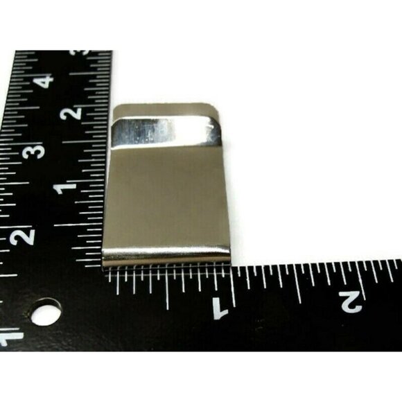 Monogram JBW Money Clip Silver Tone Cash Holder Used - Picture 7 of 10